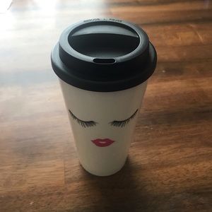 Eyelash Face Travel Coffee Mug